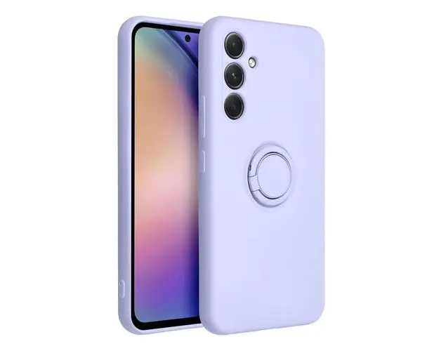 Husa pentru Samsung Galaxy A54 A546, OEM, Silicone Ring, Mov