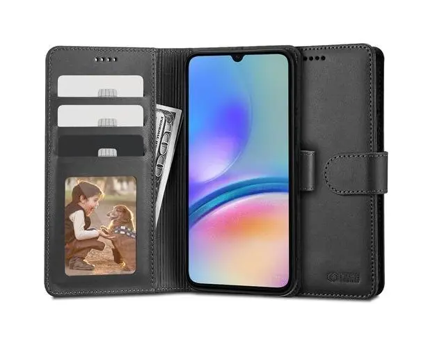 Husa pentru Samsung Galaxy A15 5G A156 / A15 A155, Tech-Protect, Wallet, Neagra