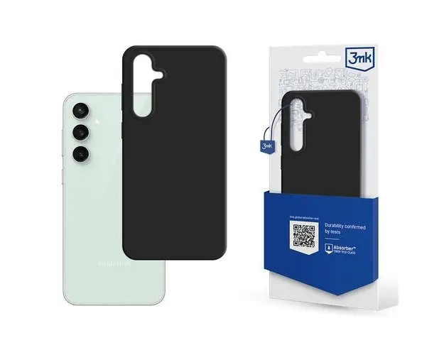 Husa pentru Samsung Galaxy S23 FE S711, 3MK, Matt, Neagra