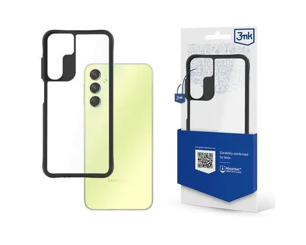 Husa pentru Samsung Galaxy A25 A256, 3MK, Satin Armor Case+, Transparenta