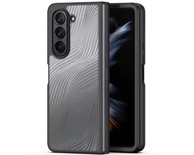 Husa pentru Samsung Galaxy Z Fold5 F946, DUX DUCIS, Aimo, Neagra