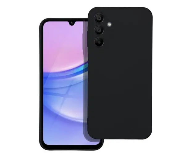 Husa pentru Samsung Galaxy A15 5G A156 / A15 A155, OEM, Silicone, Neagra