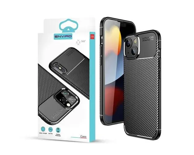 Husa pentru Samsung Galaxy A52s 5G A528 / A52 5G A526 / A52 A525, OEM, Carbon Enviro, Neagra