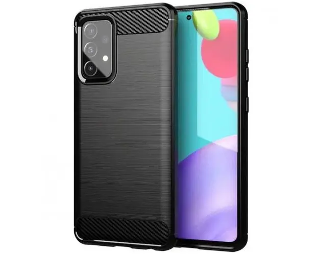 Husa pentru Samsung Galaxy A53 5G A536, Forcell, Carbon, Neagra