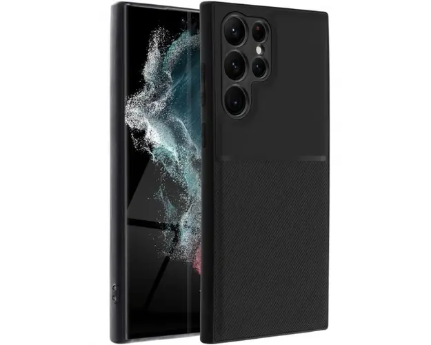 Husa pentru Samsung Galaxy S22 Ultra 5G S908, OEM, Noble, Neagra