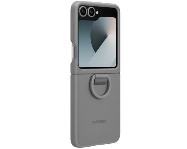 Husa pentru Samsung Galaxy Z Flip6 F741, Silicone Case, EF-PF741TJEGWW, Gri