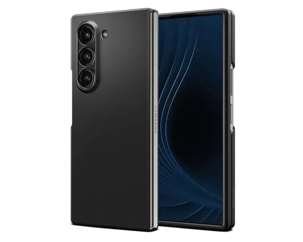Husa pentru Samsung Galaxy Z Fold6 F956, Spigen, Air Skin, Neagra
