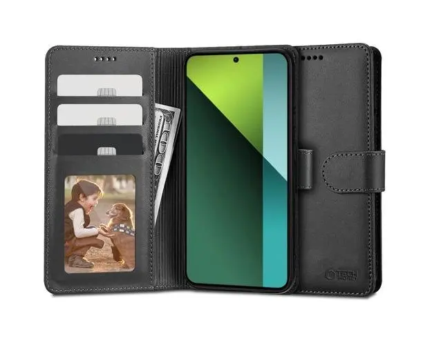 Husa pentru Xiaomi Poco X6 / Note 13 Pro 5G, Tech-Protect, Wallet, Negru