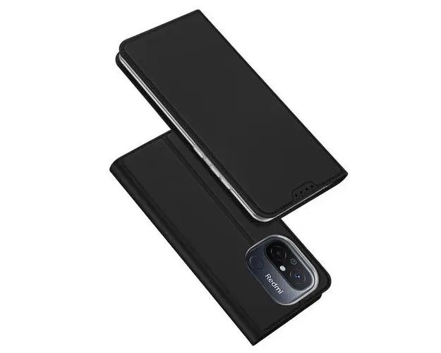 Husa pentru Xiaomi Redmi 11A / Poco C55 / 12C, DUX DUCIS, Skin Pro, Neagra