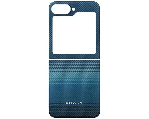 Husa MagEZ 5 Aramida 600D Pitaka pentru Samsung Galaxy Z Flip6, Albastru