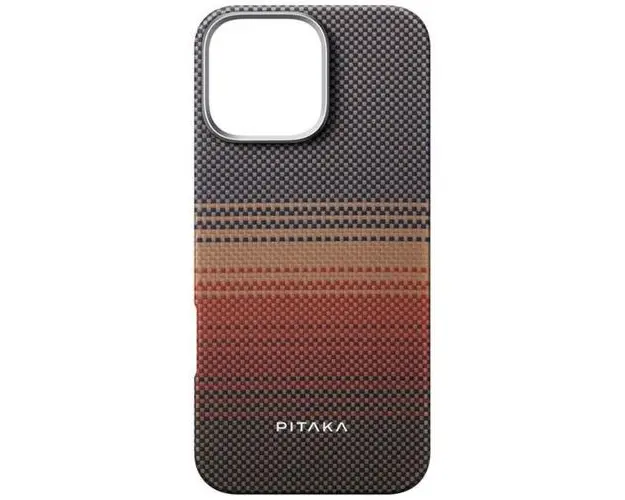 Husa Tactile Woven Aramida Magsafe Pitaka pentru iPhone 16 Pro Max, Multicolor