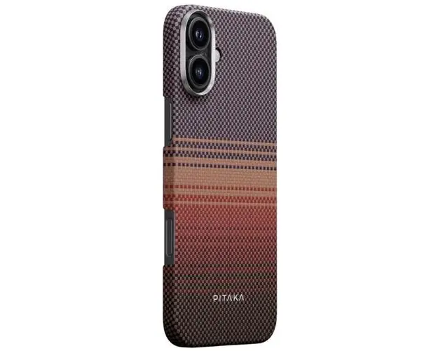 Husa Tactile Woven Aramida Magsafe Pitaka pentru iPhone 16, Multicolor