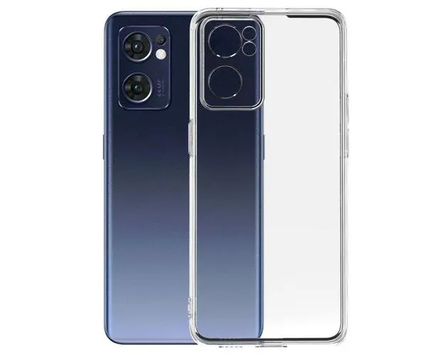 Husa Protectie Spate Lemontti pentru Oppo Reno7 5G (Transparent)