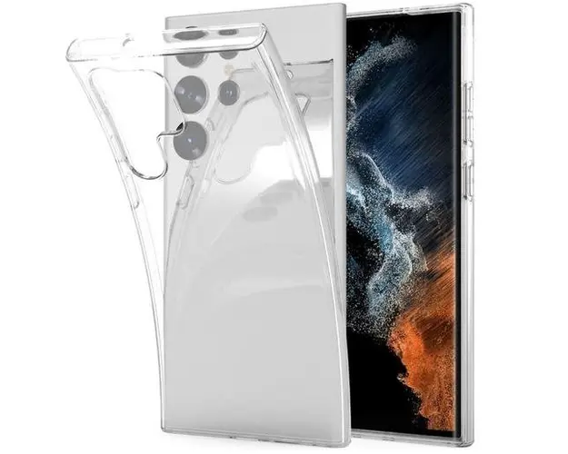 Husa Protectie Spate Lemontti LEMHSILS23UTR pentru Samsung Galaxy S23 Ultra (Transparent)