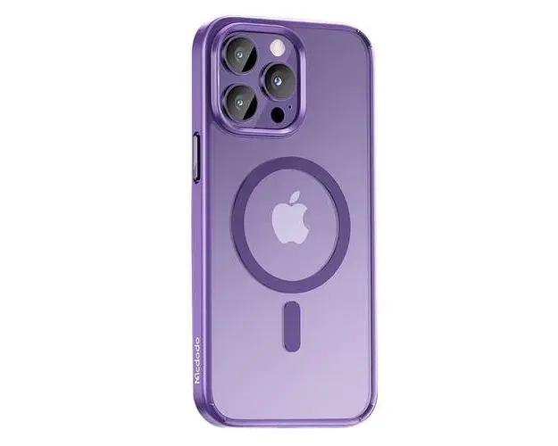 Husa Protectie Spate Mcdodo MagSafe pentru Apple iPhone 15 Pro (Mov)