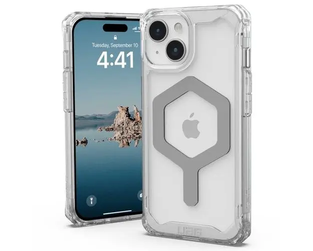 Husa Protectie Spate UAG Plyo MagSafe Series pentru Apple iPhone 15 (Transparent)