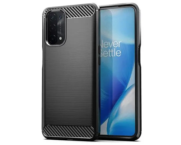 Husa pentru Oppo A74 5G / A54 5G / A93 5G, Forcell, Carbon, Neagra