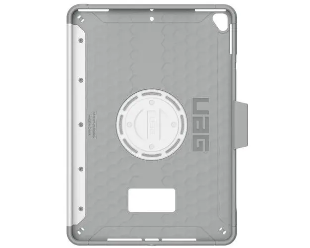Husa cu sustinere UAG Scout Healthcare pentru Apple iPad 10.2, 7th, 8th Gen, 9th Gen (Alb/Gri)