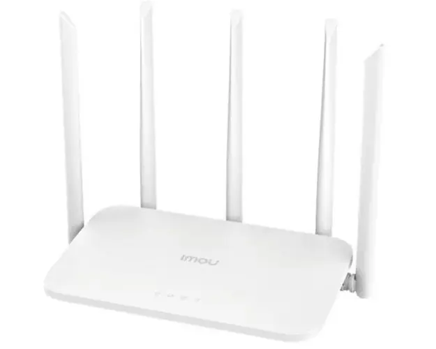 Router Wireless IMOU HX21, AX3000, Dual-Band, Wi-Fi 6, 5 Antene externe (Alb)