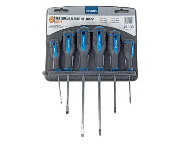 Trusa surubelnite Hyundai HY-10122, 6 piese
