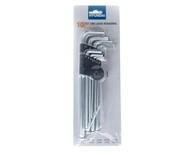 Trusa de chei imbus Hyundai HY-75001010, 10 piese