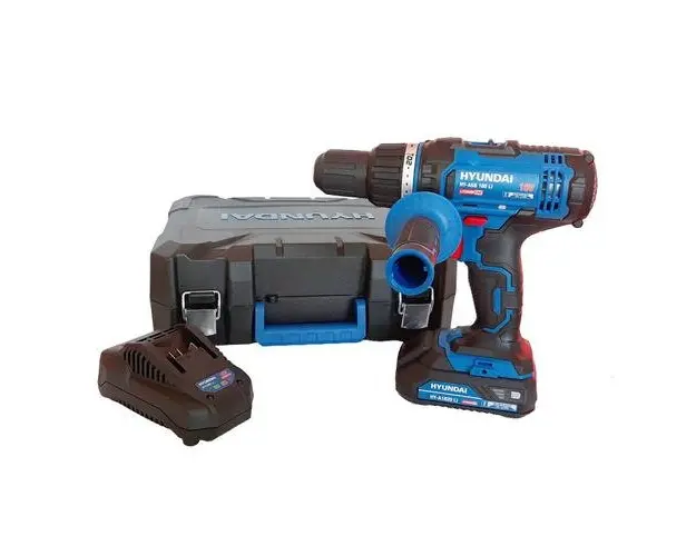 Masina de gaurit si insurubat Hyundai ASB 180 Li, 18V, 1x Acumulator, 2.0Ah (Albastru)