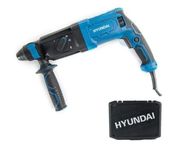 Ciocan rotopercutor Hyundai HY-BH 2-26, 3.2 J, 5700 Percutii/min, 800 W (Negru/Albastru)