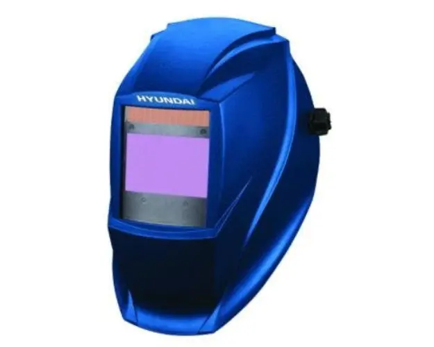 Masca de sudura cu cristale LCD Hyundai 940S, Sensibilitate reglabila (Albastru)