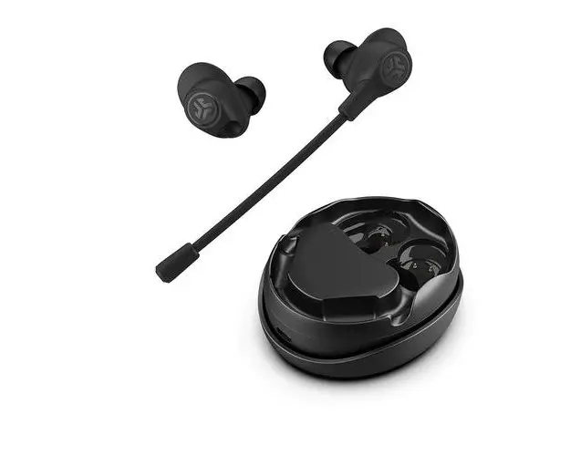 Casti True Wireless JLAB Work Buds Earbuds, Bluetooth 5.3, Google Fast Pair, Microfon (Negru)