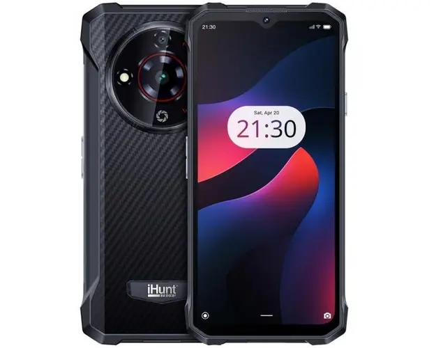 Telefon mobil iHunt Titan P8000 Ultra Carbon, Procesor MediaTek MT 8788 Octa-Core, Ecran IPS 6.52inch, Camera Duala 21 + 0.3 MP, 4 GB RAM, 128 GB ROM, 4G, Android, Dual SIM (Negru)