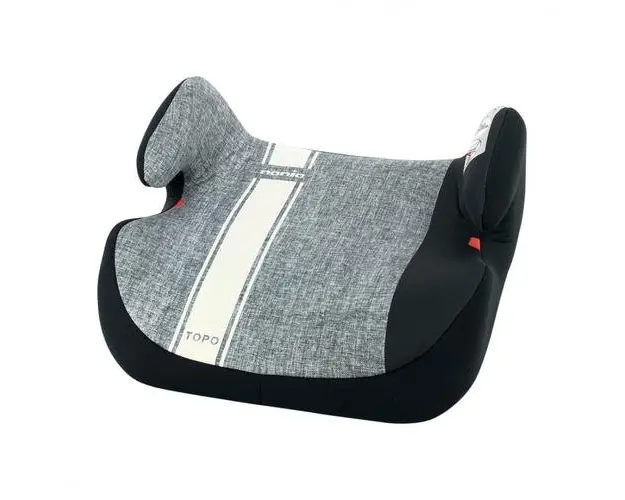 Inaltator auto Nania Topo Linea Grey, 135-150 cm, 7-12 ani (Gri)