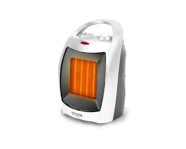 Incalzitor ceramic electric BÖHM BTC06A, 1500 W, 2 trepte de putere, 20-25m2 (Alb)