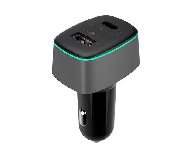 Incarcator auto Golf A0114919, 100W, USB-A QC3.0, USB-C PD (Negru)