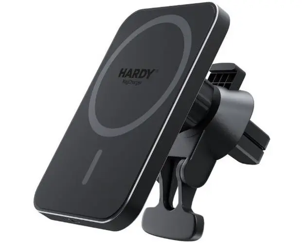 Suport Auto 3MK Hardy MagCharger, Incarcare Wireless, 15W, 1.67A (Negru)