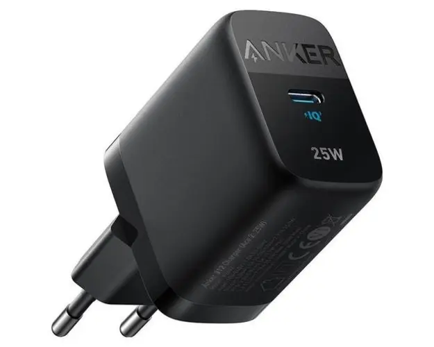 Incarcator retea Anker 312 Ace, 25W, USB-C, Super Fast Charger, compatibil Samsung, Apple (Negru)