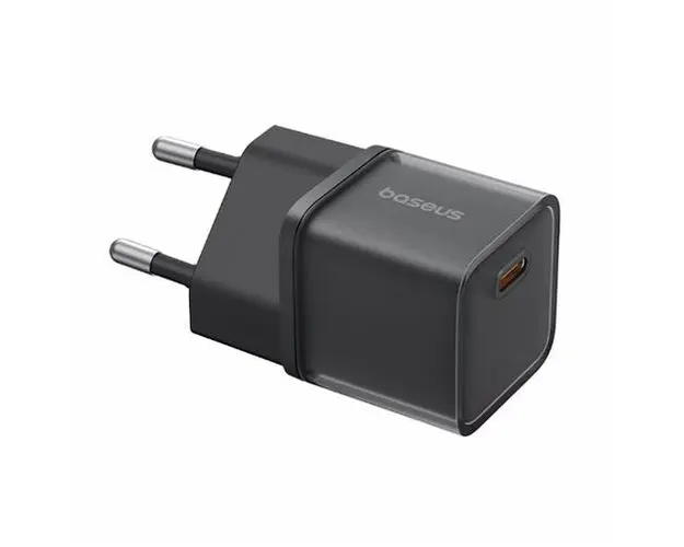 Incarcator Retea Baseus GaN5S, 20 W, 3 A, USB-C (Negru)