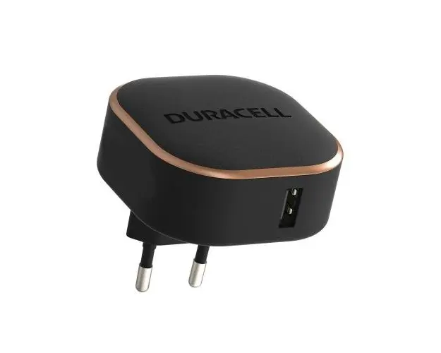 Incarcator retea Duracell DRACUSB12-EU, 12W, 1 x USB-A (Negru)