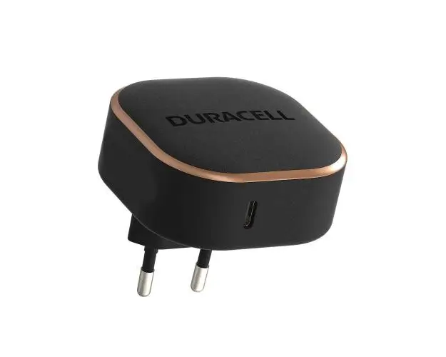 Incarcator retea Duracell DRACUSB18-EU, 20W, 1 x USB-C, PD (Negru)