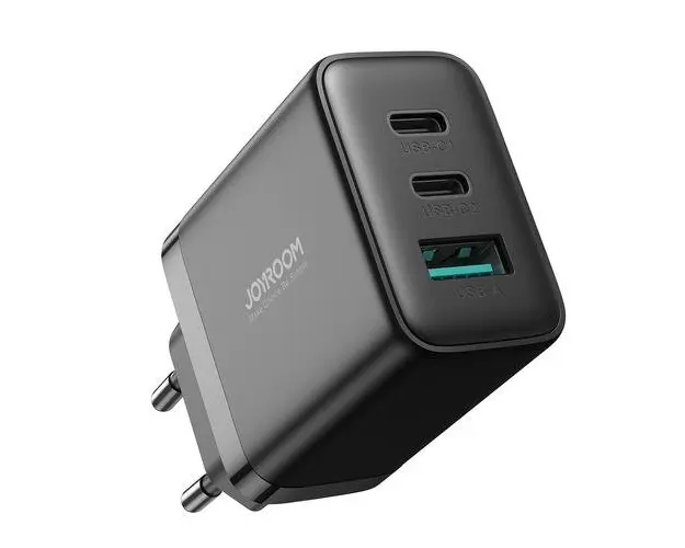 Incarcator Retea Joyroom JR-TCF10, 32W, 3A, 1 x USB-A - 2 x USB-C, Negru