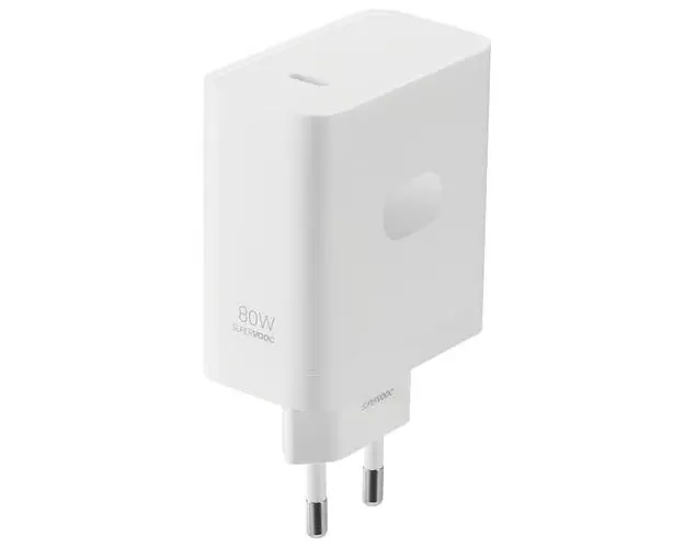 Incarcator Retea OnePlus GaN Quick Charge, 80W, 1 X USB Type-C (Alb)