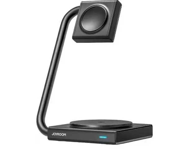 Incarcator Retea Wireless Joyroom JR-WQN05, 2 in 1, Iphone, Apple watch, 15 W, 1.67 A, Negru