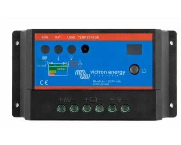 Incarcator solar Victron Energy BlueSolar PWM-Light 12/24V-10A (Albastru)