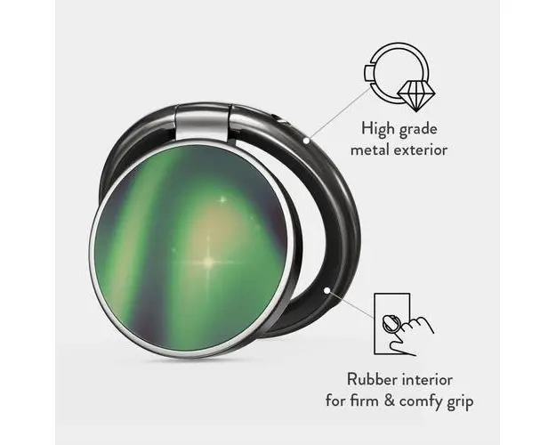 Inel Burga BHIPTGAURO pentru telefon Gumental Aurora (Verde)