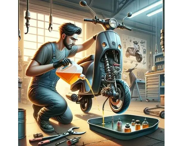 Inlocuire lichid frana hidraulica trotineta electrica