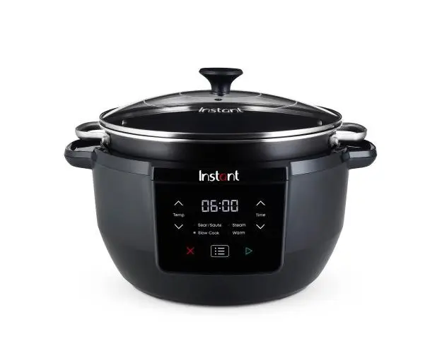 Slow cooker Instant Pot Slow Cooker Superior 7L, 800 W, 4 functii in 1 (Negru)