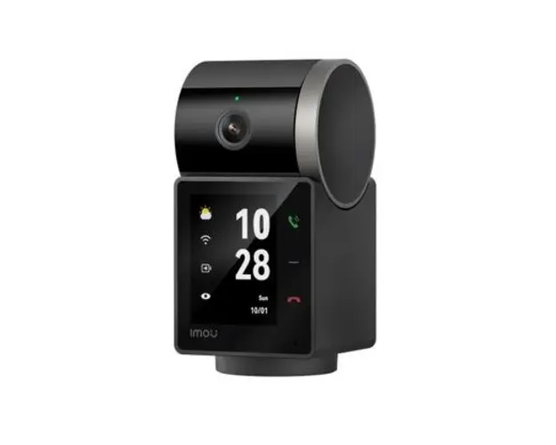 Camera supraveghere video interior IMOU Rex VT Pro 3K IPC-S2VBP-5M0WR, 5 MP, Lentila 3.6mm, Zoom 8x, Ecran 2.4inch, Microfon, Difuzor, IR 20m (Negru) 