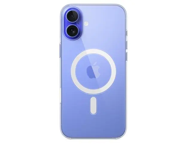 Husa Protectie Spate Apple MA7D4ZM/A pentru iPhone 16 Plus, Clear Case cu MagSafe (Transparent)