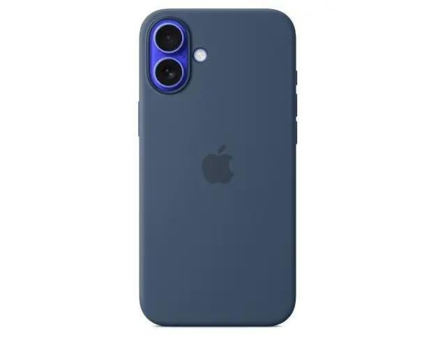 Husa Protectie Spate Apple MYYA3ZM/A pentru iPhone 16 Plus, Silicone Case cu MagSafe (Albastru)