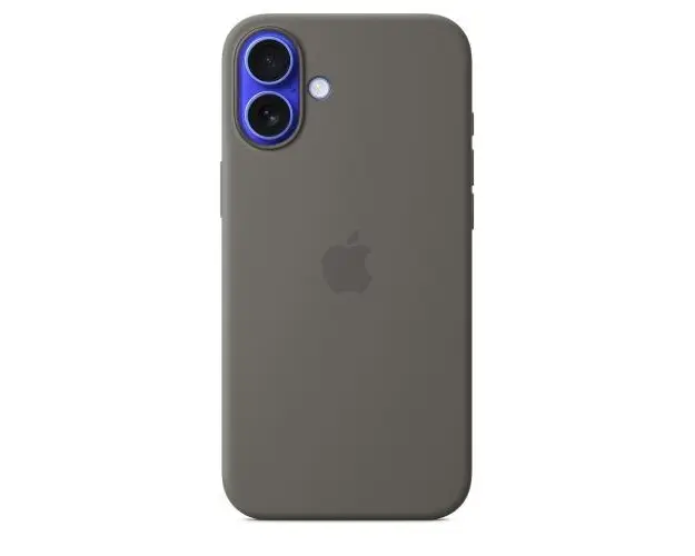 Husa Protectie Spate Apple iPhone 16 Plus, Silicone Case cu MagSafe (Gri)