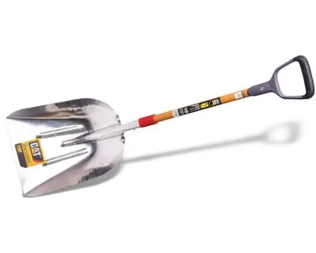 Lopata de aluminiu CAT J12-201, Maner D, Latime 34 cm